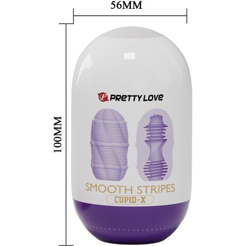 Pretty Love Smooth Stripes Cupid-X Masturbator Egg Slike