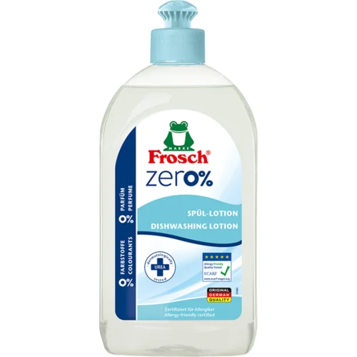 Frosch Losjon za pomivanje posode Zero Sensitive - 500 ml