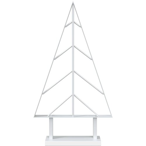  Metalna božićna jelka KUOPIO 60 cm Čelik Bijela Slike