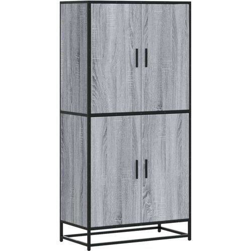 VidaXL Visoka ploča siva Sonoma 68x35x139 cm Konstruirano drvo Slike