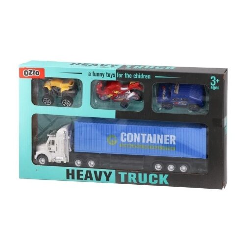 Ozzo Heavy truck, igračka, kamion, set od četiri Cene