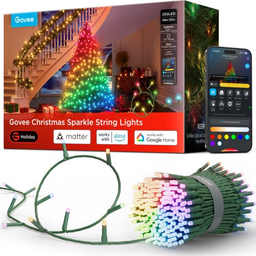 GOVEE LED Christmas Light 20m Cene