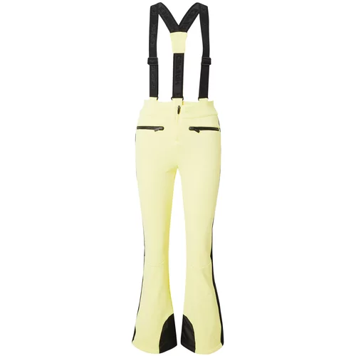 Icepeak Sportske hlače 'ELLSWORTH' pastelno žuta / crna