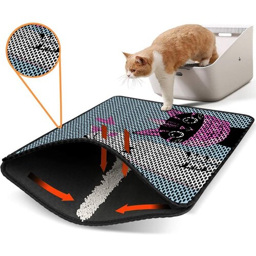 WALLXPERT Nrszn0204 multicolor cat litter mat Cene