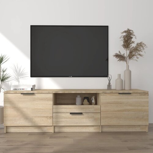 The Living Store TV omarica sonoma hrast 140x35x40 cm konstruiran les - TV Omarica, (21375146) Slike