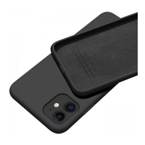MCTK5-XIAOMI Redmi Note 9 * Futrola Soft Silicone Black (169) Slike