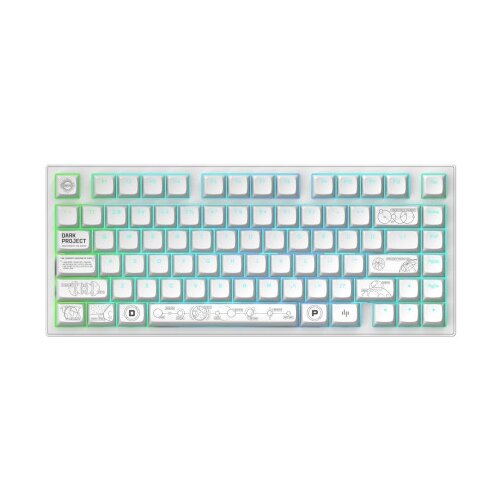 Dark Project ALU Terra Nova White - Wireless Gaming Keyboard (ANSI) ( 066655 ) Cene