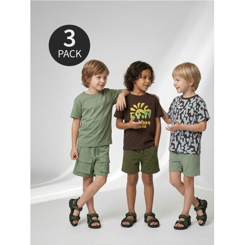 Sinsay Pamučne majice s printom 3 pack Cene