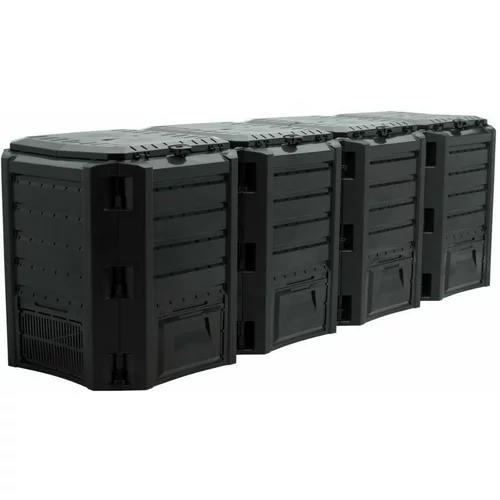 Prosperplast Composter 1600L črna 261 x 83 x 72cm, (21099119)