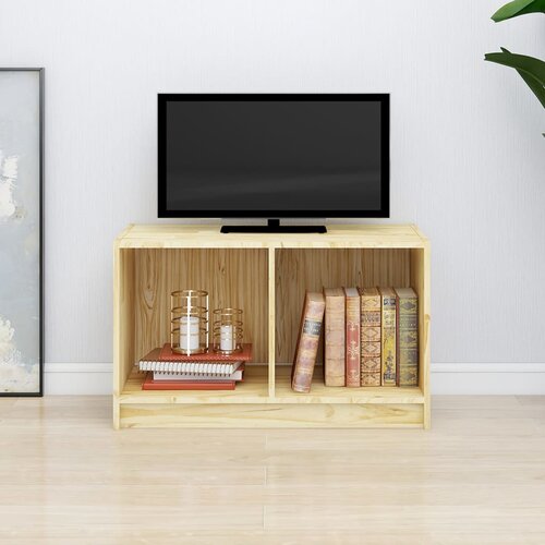 vidaXL TV omarica 70x33x42 cm trdna borovina Cene