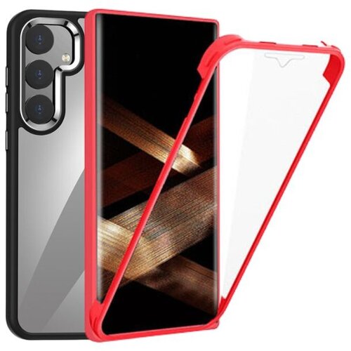  Staklene maskice Samsung S24 360 magnetic Red Slike