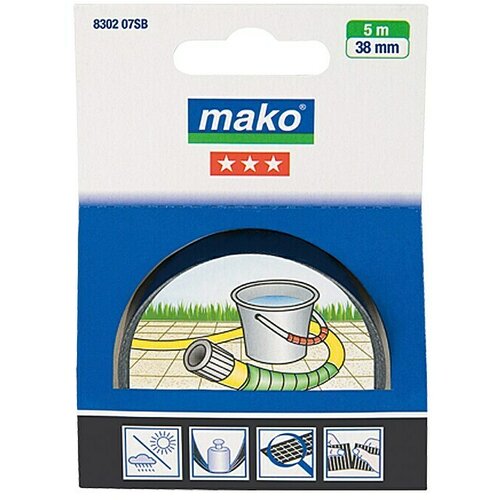 MAKO Superljepljiva traka (Crne boje, 5 m x 38 mm) Cijene