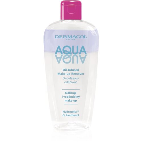 Dermacol Aqua Aqua dvofazno sredstvo za skidanje &amp;scaron;minke s panthenolom 200 ml Slike