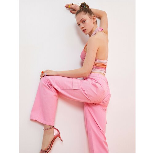 Koton Pants - Pink - Cargo Cene