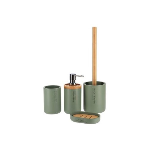 Tendance posuda za sapun poliresin zelena/bamboo 64101149 Cene