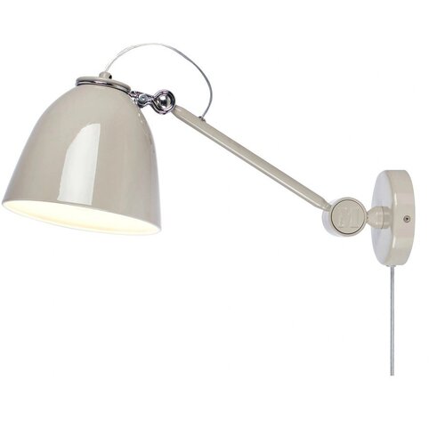 Marksl&amp;ouml;jd Sivo-bež zidna lampa s utikačem Tilt &amp;ndash; Slike