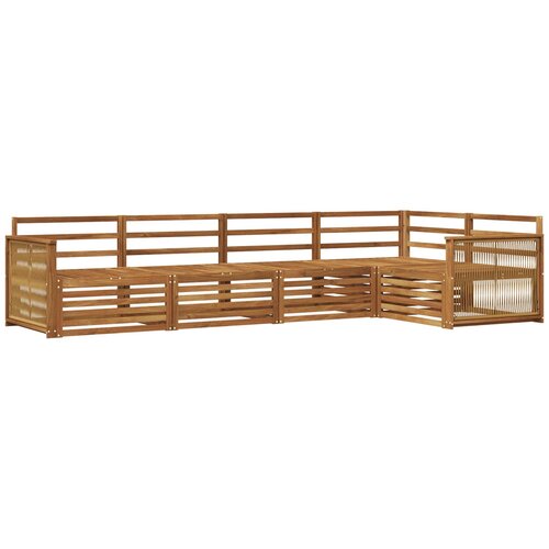 vidaXL Zunanja garnitura za sedenje 5 pcs Naravna Masiven les akacije, (5000281671) Cene