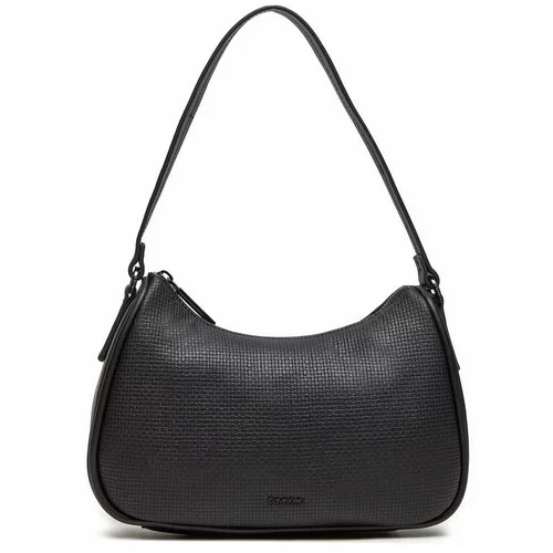 Calvin Klein Ročna torba Ck Refine Shoulder Bag_Braid K60K612132 Črna