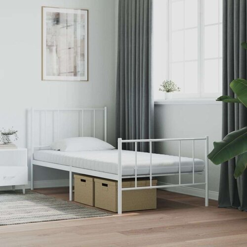 VidaXL Madrac od pjene bijeli 80 x 210 cm 7 zona tvrdoća 20 ILD Slike