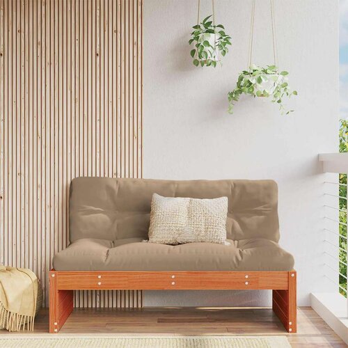  Sekcionalna sofa Čvrsto borovo drvo Vosak Smeđa - Vosak smeđa bor srednja sofa Cijene