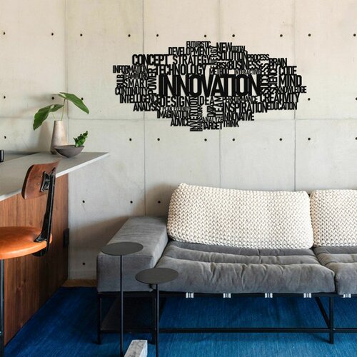 Wallity innovation - APT568LS black decorative metal wall accessory Slike