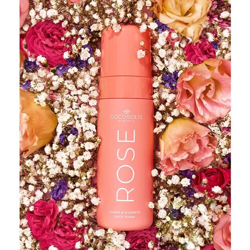 Cocosolis ROSE Clean &amp;amp; Hydrate Face Foam čistilna pena za obraz z vlažilnim učinkom 150 ml Slike