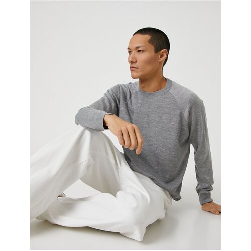 Koton Basic Knitwear Sweater Crew Neck Slike