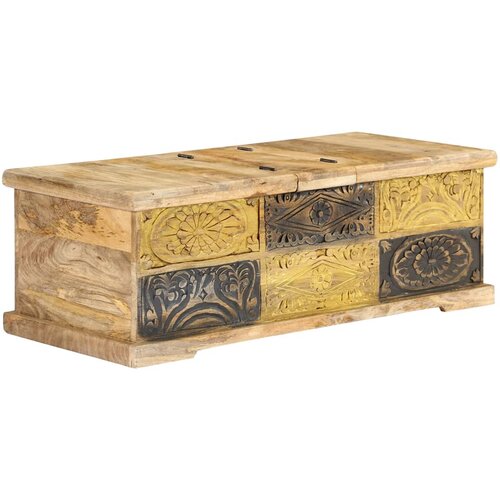  Klubska mizica 100x50x35 cm trden mangov les Cene