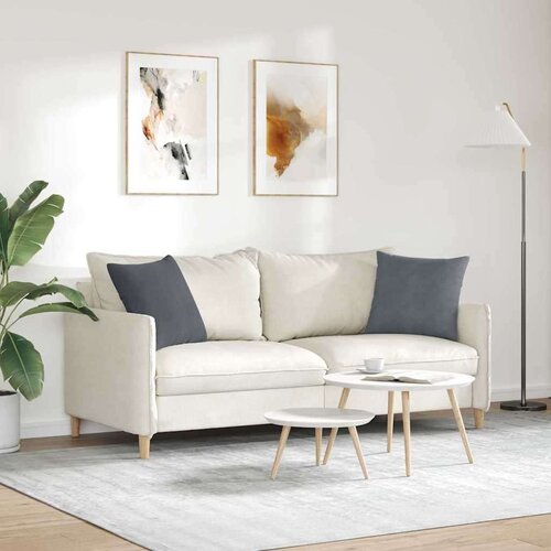 VidaXL jastučići za sofu 2 pcs tamno siva 45 x 45 cm kordura tekstil Slike