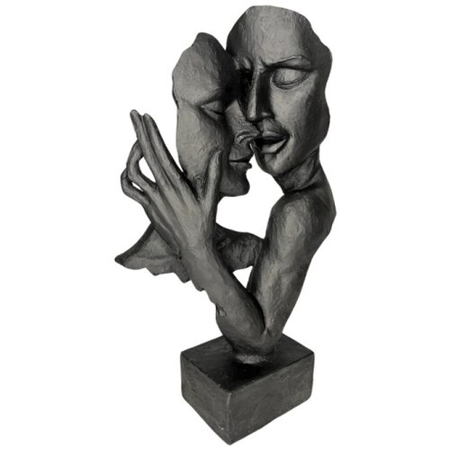  Stoni ukras 29x9x17 cm smola/crna Slike