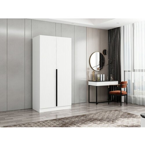 Woody Fashion Ormar Kale 90x210x52cm Bijeli Cene