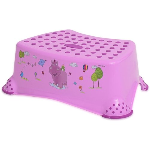 Lorelli STEP STOOL Pomoćna Stepenica za Dijete Hippo Lilac Slike