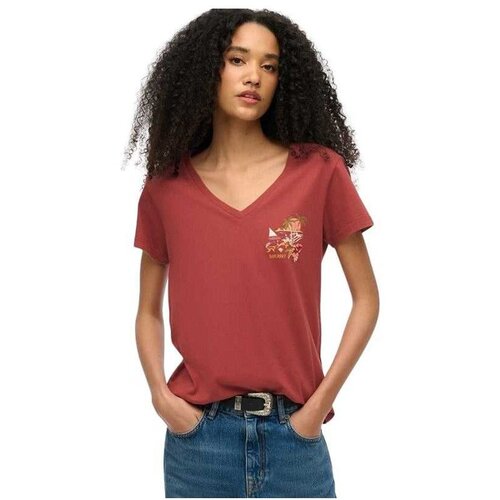 Superdry ženska majica sa v izrezom SDW1011619A-2PX Cene