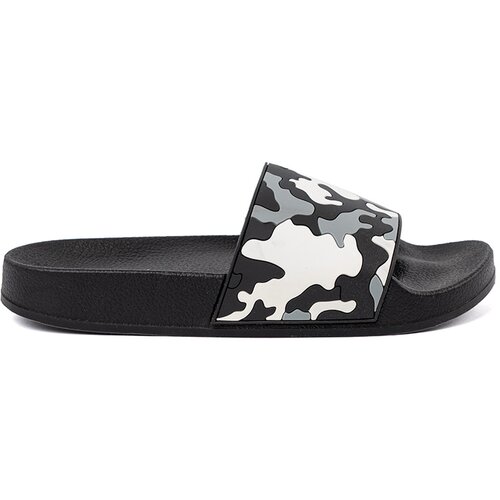 Shelvt Comfortable black flip-flops on a flat sole Slike