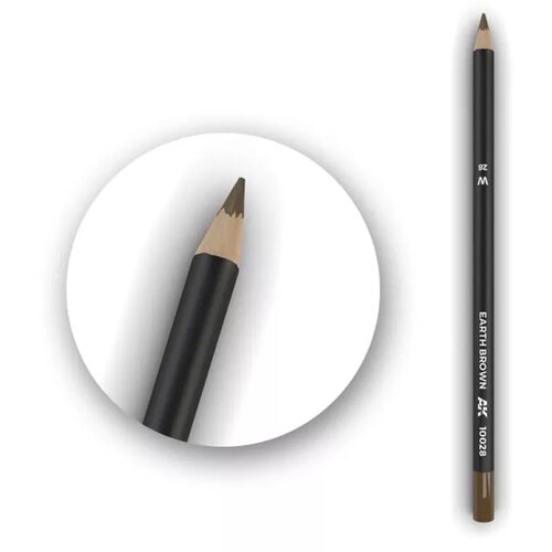 AK Interactive Watercolor Pencil Earth Brown Cene