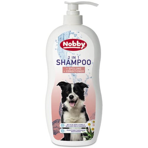 Nobby &scaron;ampon za pse 2 v 1, aloe vera in kamilica - 1000 ml Cene