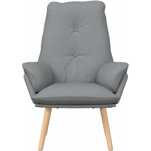  Fotelja Svijetlo siva 69 x 74 x 93 cm Tkanina i &amp;scaron;perploča Slike