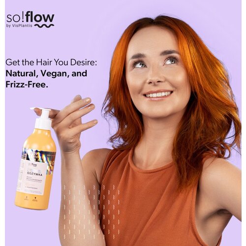 SoFlow Medium Porosity Hair Protein-Emollient Conditioner hidratantni i zaglađujući regenerator anti-frizzy 400 ml Slike