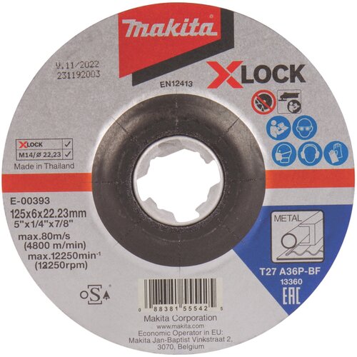 Makita E-00393 Grinding Disc 125x6mm steel Cijene