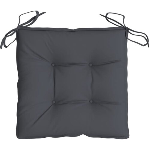  Jastuci za stolice 4 kom antracit 40x40x7 cm od tkanine Oxford Slike