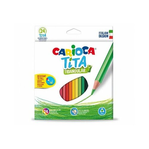 Carioca drvene bojice tita triangular 1/24 (42787) Slike