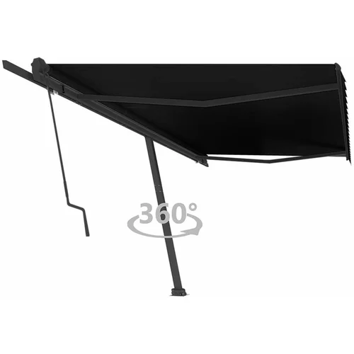  Prostostoječa avtomatska tenda 500x350 cm antracitna, (20728541)