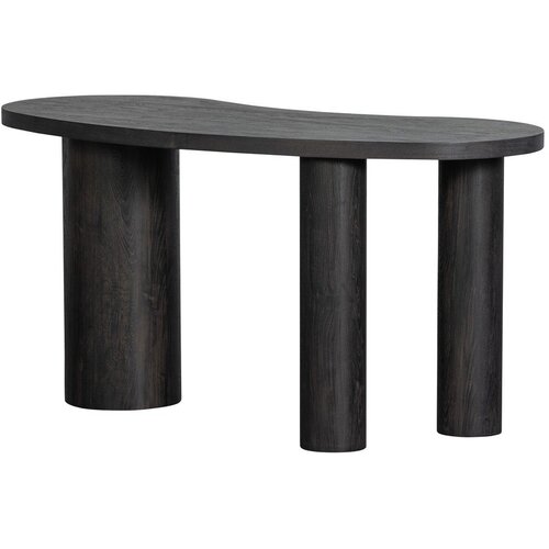 WOOOD Temno rjava stranska mizica v borovem dekorju 70x150 cm Maan &ndash; Cene