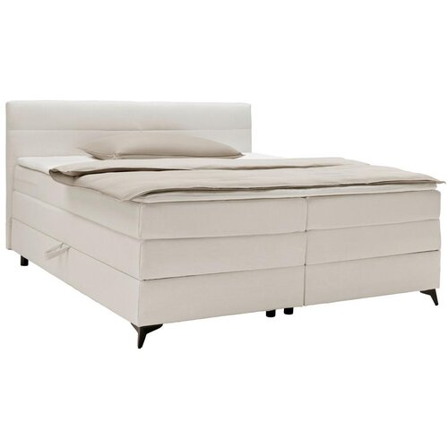 Mömax Boxspring Postelja Bari, Krem, 180x200 Cene