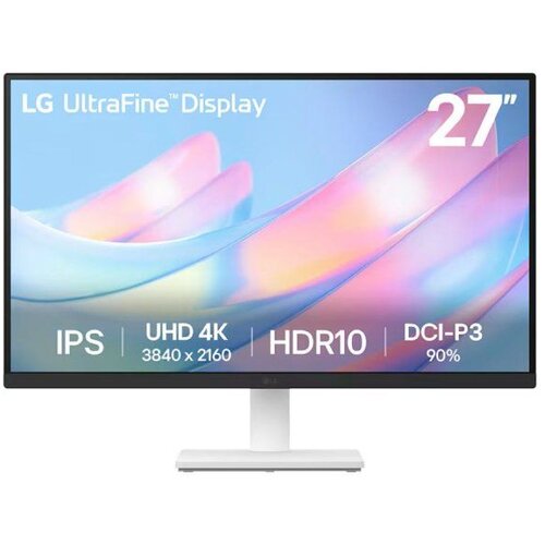 LG Monitor 27US550-W 27/IPS/3840x2160/60Hz/5ms GtG/HDMIx2/DP/pivot/visina/crno bela Cene