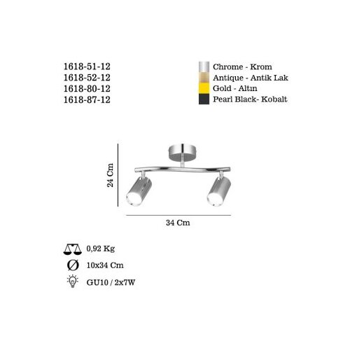 Opviq spotte 87 12 sivi luter Slike