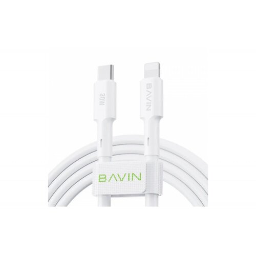 BAVIN kabl 30W Type C/ Lightning 1,2m bela Cene
