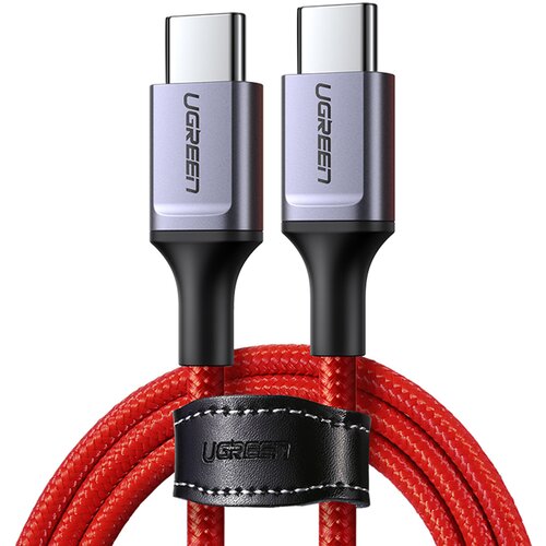 Ugreen Pleteni kabel USB-C - USB-C 2.0 3A rdeč, (21090657) Cene