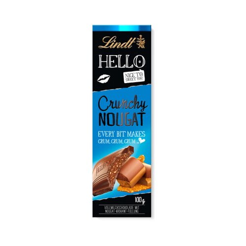 Lindt HELLO tablica Crunchy Nougat Cene