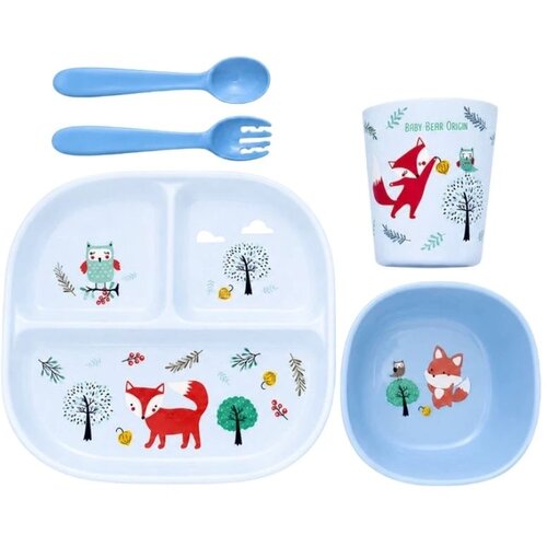 Bbo set za hranjenje bebe Blue Fox Slike